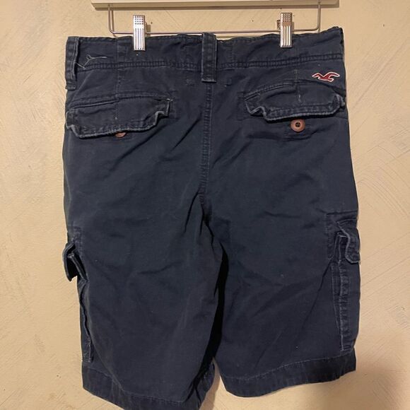 Blue Hollister Cargo Shorts sz 30 - Picture 3 of 6